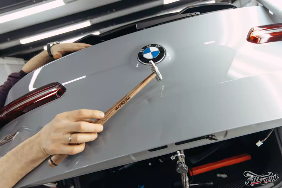 Устранение вмятин по системе PDR с совершенно нового BMW X3